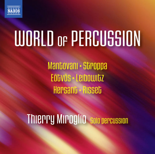 Mantovani / Miroglio - World Of Percussion - Music CD