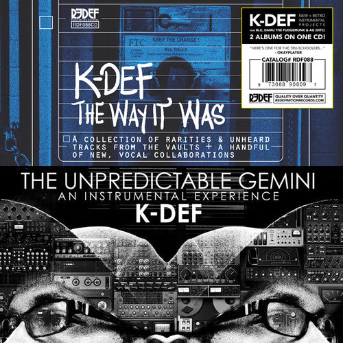 K-def - Unpredictable Gemini / The Way It Was - Music CD