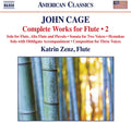 Cage / Zenz / Liebezeit / Mankovski / Frochot - Complete Works For Flute 2 - Music CD