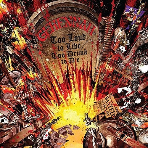 Gehennah - Too Loud To Live Too Drunk To Die - Vinyl Record