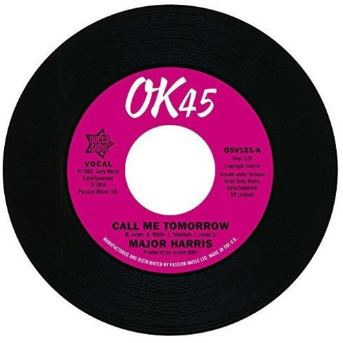 Jackson,walter / Harris,major - Call Me Tomorrow / Where Have All The Flowers Gone - Vinyl Record