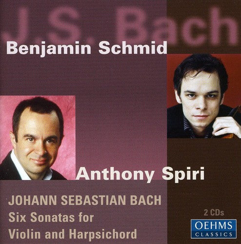 Bach / Schmid - Six Sonatas For Violin & Harpsichord - Music CD