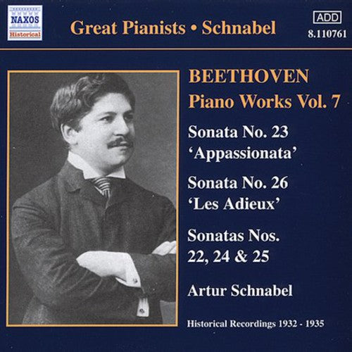 Schnabel / Beethoven - Great Pianists: Artur Schnabel 7 - Music CD