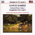Barber / Royal Scottish Nat'l Orchestra / Alsop - Orchestral Works 1 - Music CD