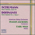 Schumann / Dohnanyi / Wild / Jackson - Piano Quintet Op 44 / Piano Quintet 1 Op 1 - Music CD