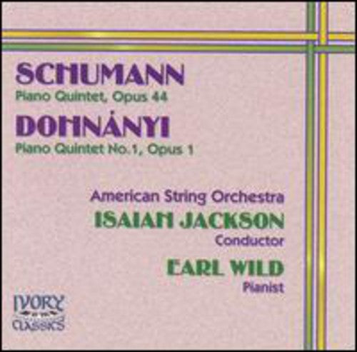 Schumann / Dohnanyi / Wild / Jackson - Piano Quintet Op 44 / Piano Quintet 1 Op 1 - Music CD
