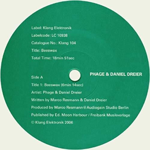Phage / Dreier,daniel - Beeswax - Vinyl Record