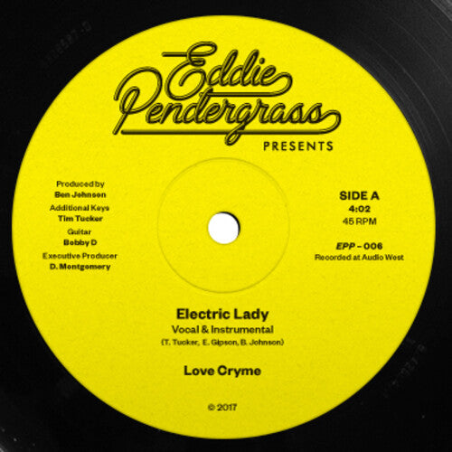 Love Cryme - Electric Lady / Under The N Fluence - Vinyl Record