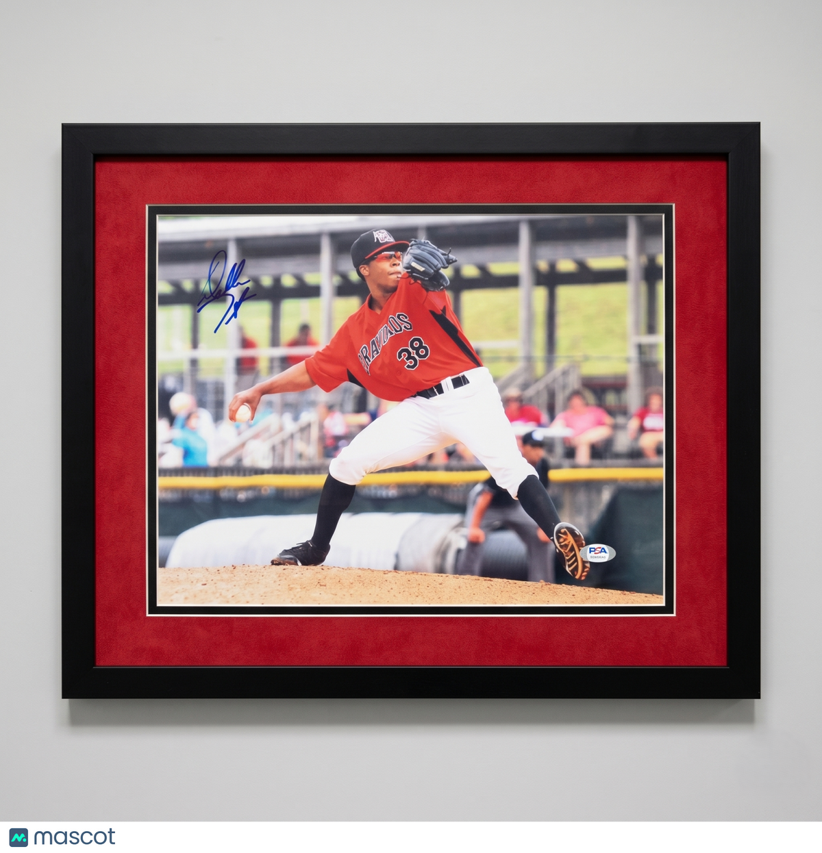 Dillon Tate Baltimore Orioles Signed 11x14 Custom Framed Photo PSA