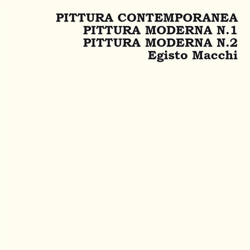 Macchi,egisto - Pittura Contemporanea / Pittura Moderna N.1 - Vinyl Record