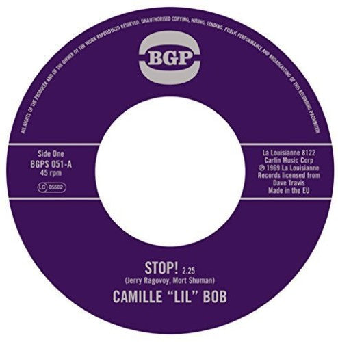 Camille,lil Bob - Stop! / Brother Brown - Vinyl Record