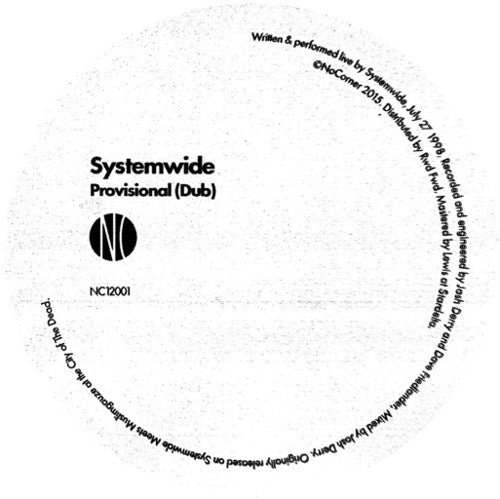 Systemwide - Provisional (dub) / Ripe Up - Pan American Midnigh - Vinyl Record
