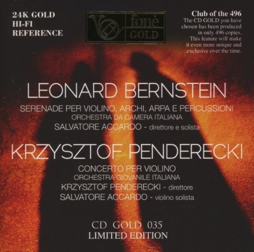 Bernstein,leonard - Krzysztof Penderecki (24 K Gold) - Music CD