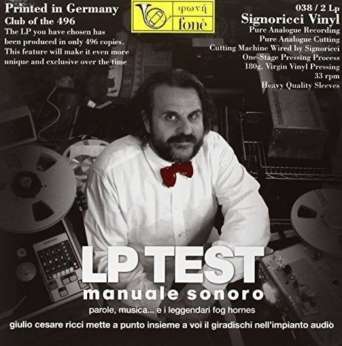 Ricci,giulio Cesare - Lp Test - Manuale Sonoro - Vinyl Record