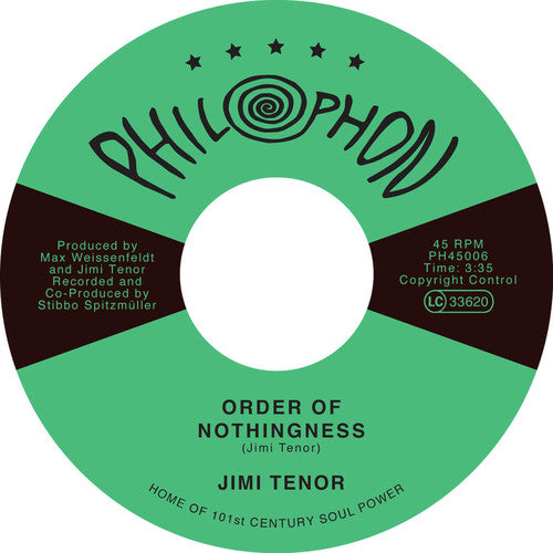 Tenor,jimi - Order Of Nothingness / Tropical Eel - Vinyl Record