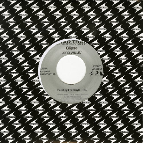 Clipse - Famalay Freestyle / When The Last Time - Vinyl Record