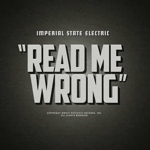 Imperial State Electric - Read Me Wrong - Vinyl Record
