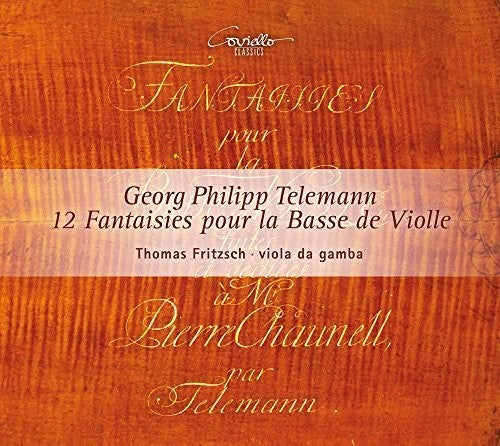 Telemann,georg / Fritzsch,thomas - Telemann: 12 Fantaisies Pour La Basse De Violle - Music CD