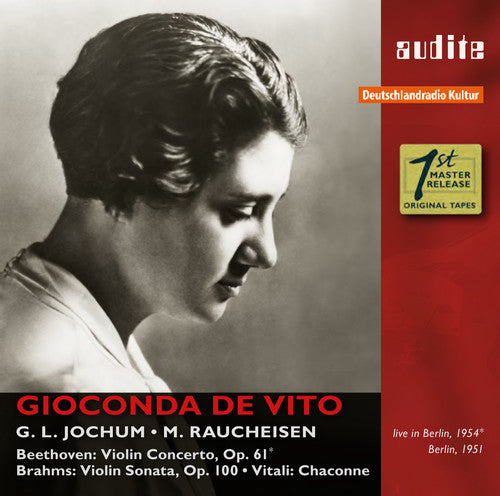 Beethoven,l. / Raucheisen,michael - Gioconda De Vito Plays Beethoven Brahms & Vitali - Music CD