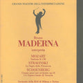 Mozart / Maderna / Rai Sym Orch, Milan - Masters Of Interpretation 3 - Music CD