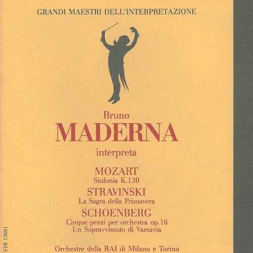 Mozart / Maderna / Rai Sym Orch, Milan - Masters Of Interpretation 3 - Music CD