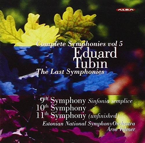 Tubin / Volmer / Estonian Nat'l So - Last Symphonies - Music CD
