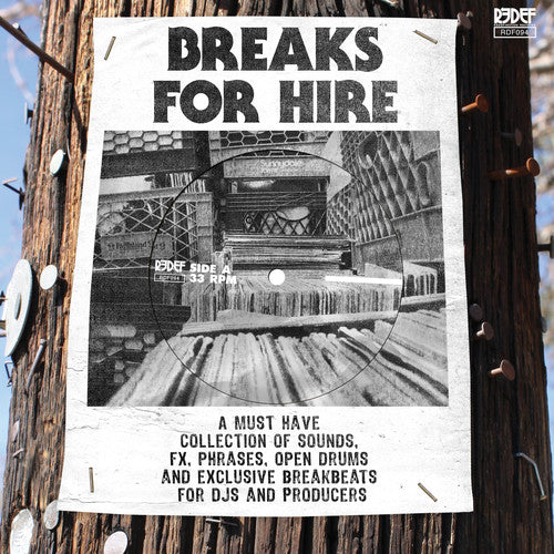 Dj Mekalek X K-def - Breaks For Hire - Vinyl Record