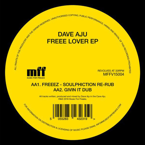 Aju,dave - Freee Lover - Vinyl Record