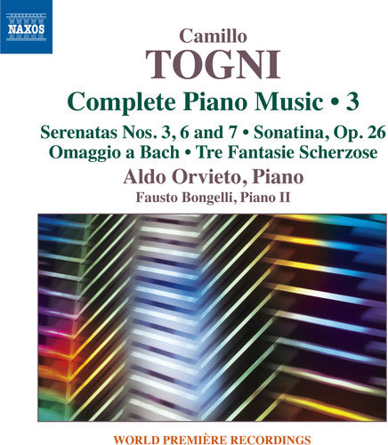 Togni,camillo / Orvieto,aldo / Bongelli,fausto - Camillo Togni: Complete Piano Music 3 - Music CD