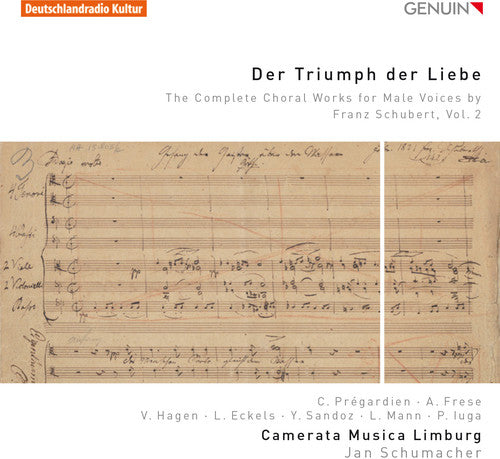 Schubert,f. / Frese,andreas / Eckels,lena - Complete Choral Works For Male Voices 2 - Music CD