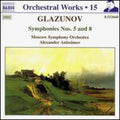 Glazunov / Moscow Sym Orch / Anissimov - Symphonies 5 & 8 - Music CD