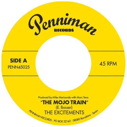 Excitements - Mojo Train / I'll Be Waiting - Vinyl Record