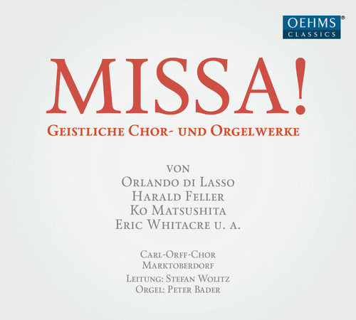 Cook,j. / Bader,peter / Wolitz,stefan - Missa - Music CD
