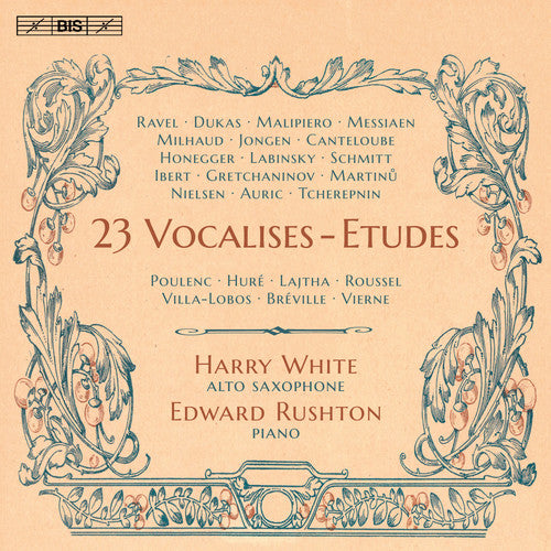 Auric,g. / White,harry / Rushton,edward - 23 Vocalises-etudes - Music CD