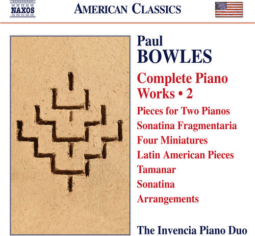 Bowles,p. / Kasparov,andrey / Lutsyshyn,oksana - Bowles: Complete Piano Works 2 - Music CD