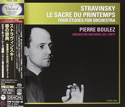 Stravinsky / Boulez,pierre - Stravinsky: Le Sacre Du Printemps / 4 Etudes - Super Audio CD