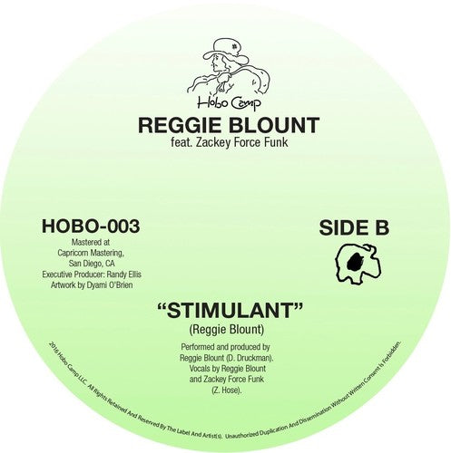 Reggie Blount - Space Bitch / Stimulant - Vinyl Record