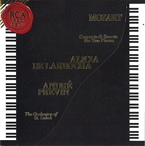 Mozart / De Larrocha,alicia - Mozart: Concerto & Sonata For 2 Pianos - Music CD