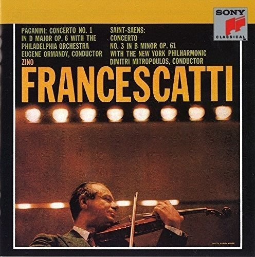 Paganini / Francescatti,zino - Paganini: Concerto 1 In D Major - Music CD