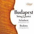 Budapest Quartet / Heifetz,benar - Brahms Complete String Quartets 1-3 & Schubert Str - Music CD