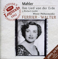 Mahler / Ferrier / Patzak / Vpo / Walter - Das Lied Von Der Erde - Music CD