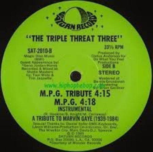 Triple Threat Three - M.p.g. Rap (marvin Gaye Tribute) - Vinyl Record