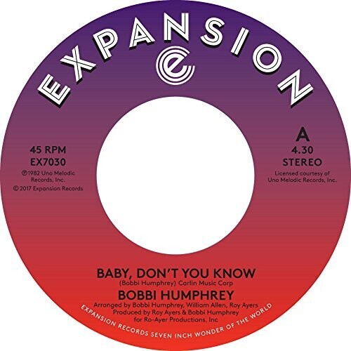 Humphrey,bobbie - Baby Don't You Know - Vinyl Record