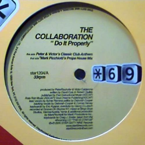 Collaboration - Do It Properly - Vinyl Record