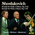 Richter / Kagan / Bashmet - Shostakovich: Vilolin Sonata Viola Sonata Opp. 134 - Music CD