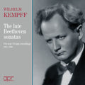 Beethoven,l / Kempff - Beethoven: Late Sonatas - Music CD