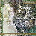 Taneyev: Complete String Quartets 4 Nos. 6 & 5 Music CD