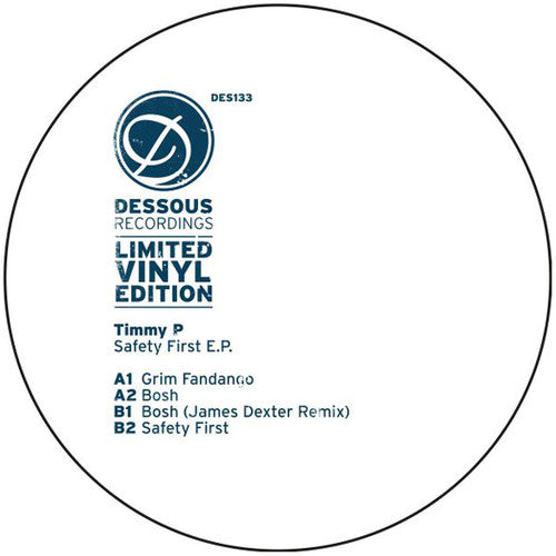 Timmy P - Safety First - Vinyl Record