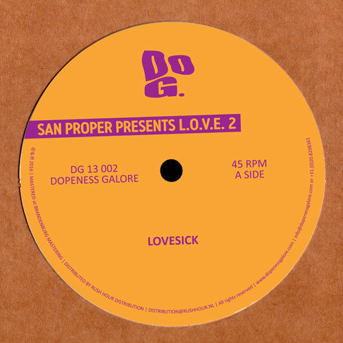 San Proper - L.o.v.e. 2 - Vinyl Record