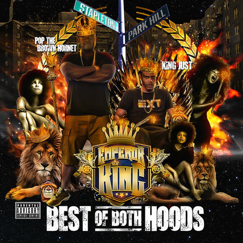 King Just & Pop Da Brown Hornet - Best Of Both Hoods - Music CD